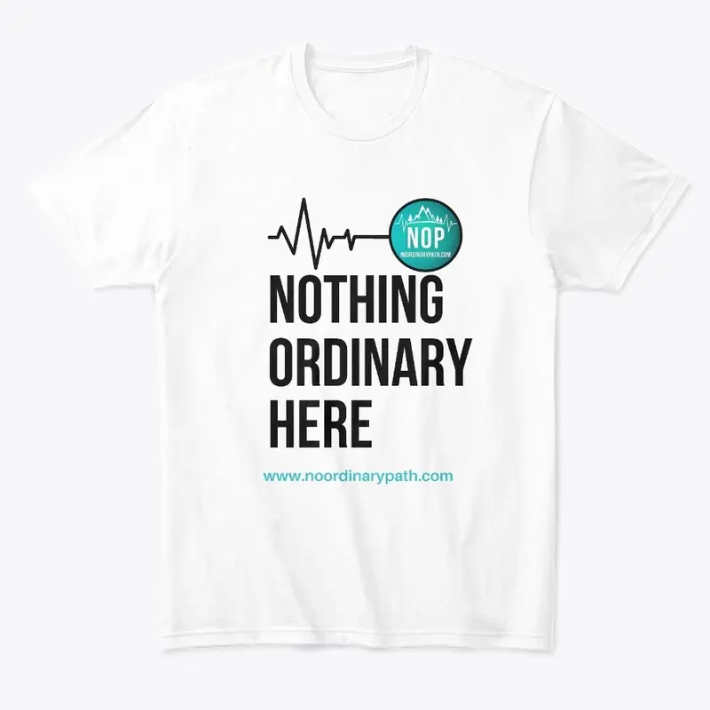 NOP Nothing Ordinary Here White